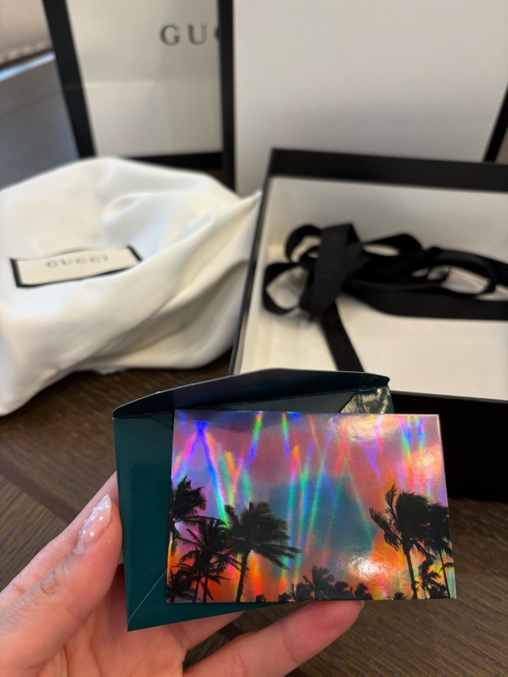 Gucci Wide Black Leather Belt with Gold Double G Logo Buckle - Picture 10 of 12